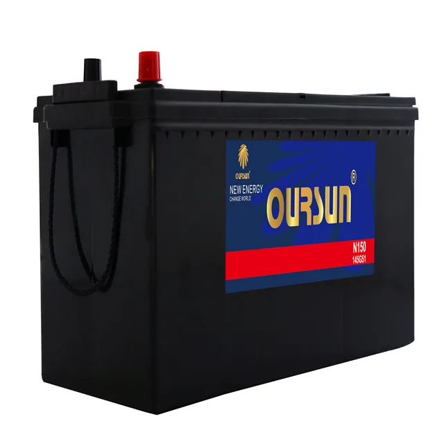 Heavy Duty Lead Acid Automotive Truck Battery 12V 150AH N150MF With High CCA Good Quality And Best Price