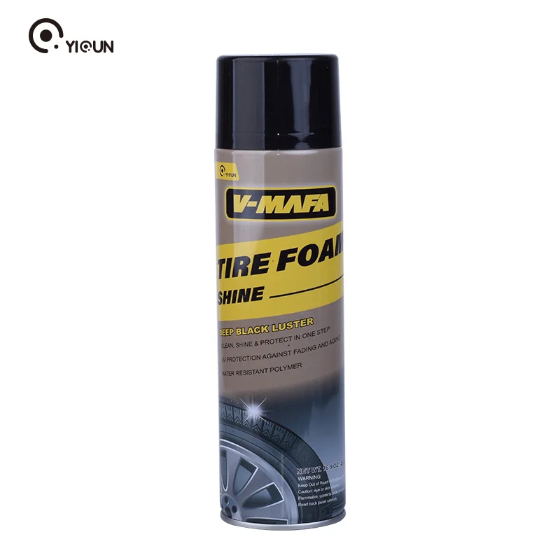 car automobile multi function foam cleaner and tire shine and tire polish and tire foam cleaner spray