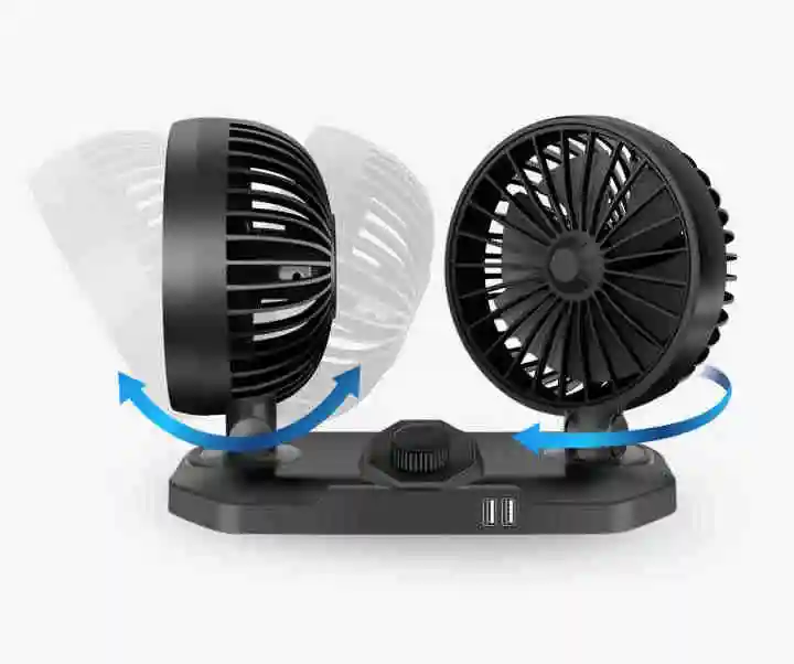 2024 The new car USB multi-function fan dashboard air summer fan ventilation and cool car fan