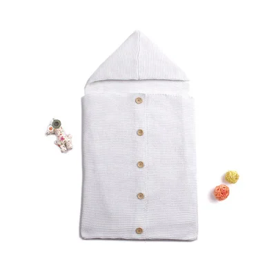 Hotsale Cute Newborn Knit Baby Sleeping Swaddle Bag Stroller Blanket Out Package Sleeping Quilt