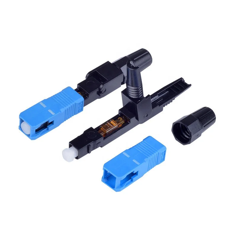best price for  fiber cable quick connector  ftth sc upc /sc apc fast connector