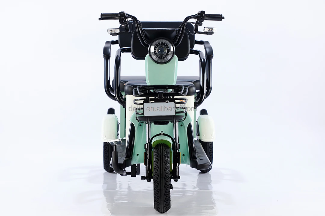 Electric Three Wheel Adult Cargo Bike  Electric Tricycle Bicycle with customized large Power Suspension Fork Factory Hot Sale