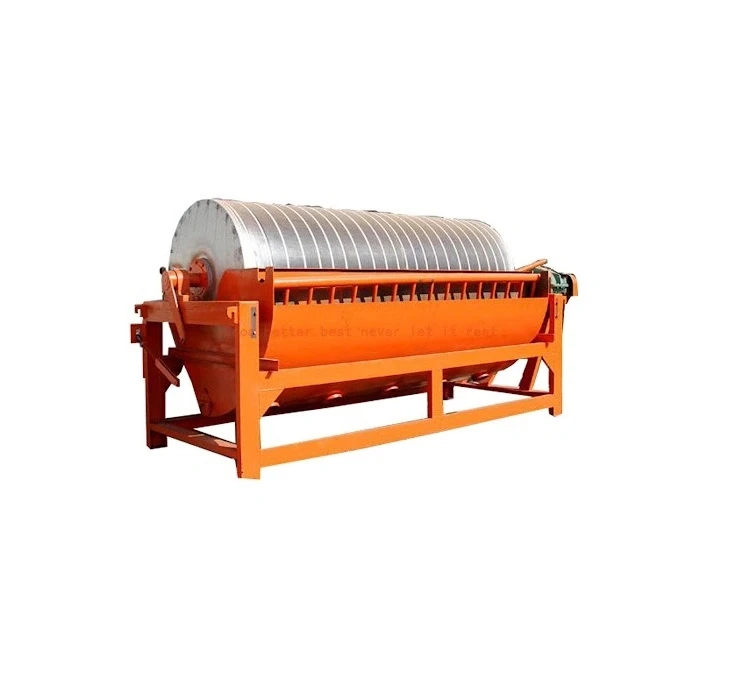 Permanent Magnet Roller Hot Sale Wet Drum Magnetic Separator for Coal Mine Tin Iron Preparation Plant
