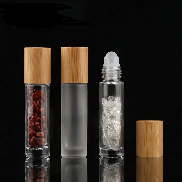 Wholesale Cosmetic Packaging Essential Oil Roll On Perfume Bottle 10ml Empty Clear Glass Roller Perfume Bottles for Sale