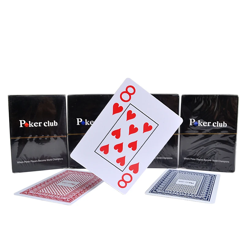 Hot sales Profession Custom PVC Playing Card Plastic Poker Card Waterproof Blackjack Board Game Playing Poker Cards Wholesale
