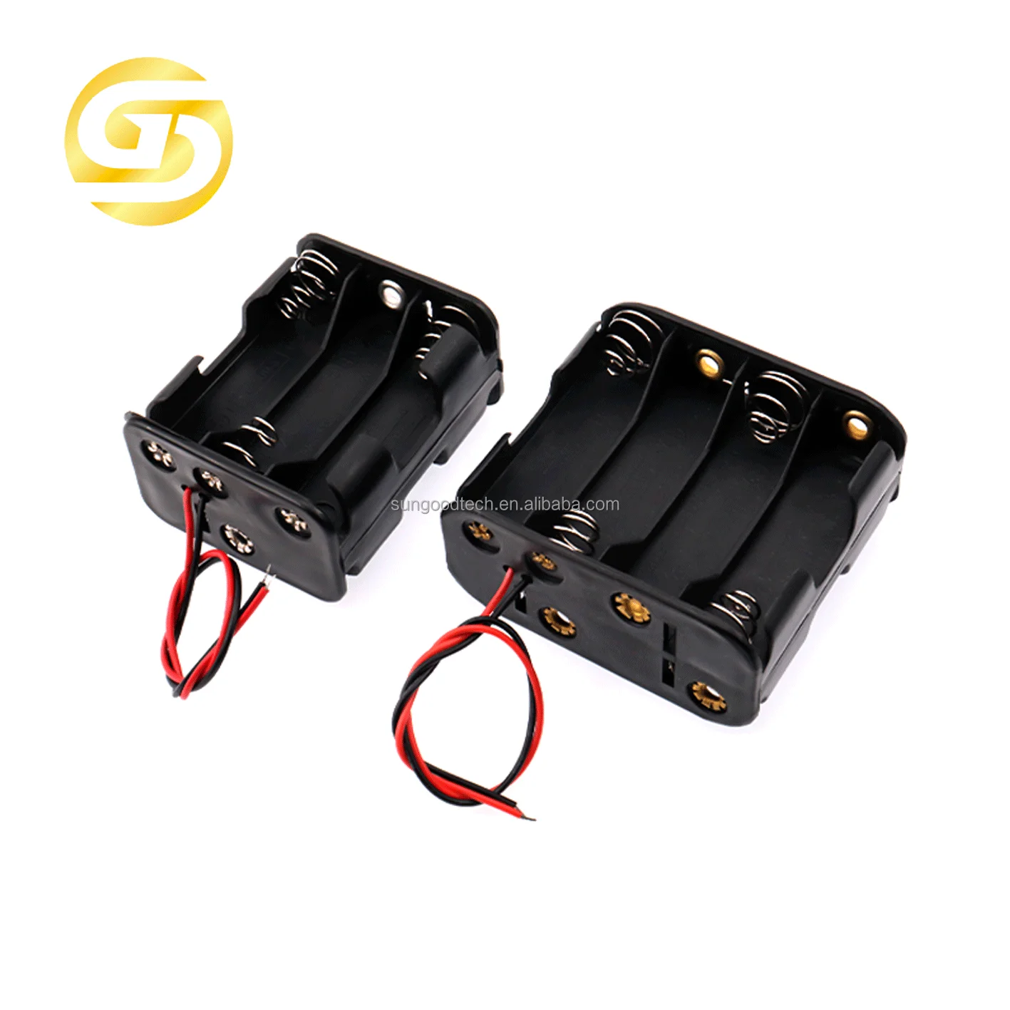 AA AAA 18650 Battery Holder Charging Holder With Cover Switch CR2032 Button Holder 1.5V 3V 3.7V