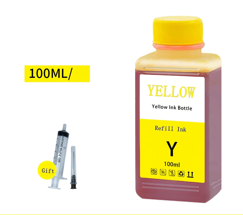 100ml Universal Color Bulk Bottle Refill Inkjet Dye Ink For Epson For HP For Canon Printer