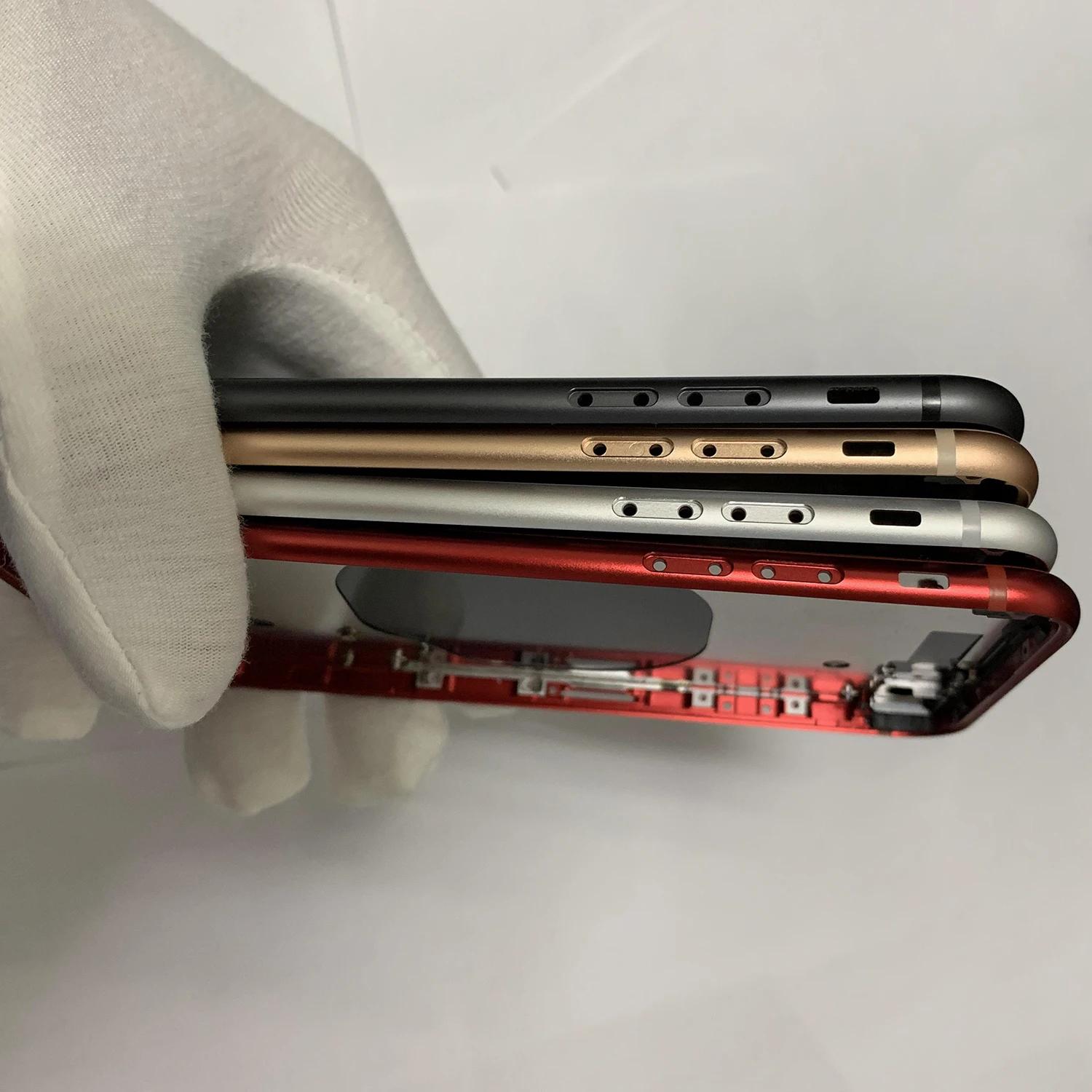  Прямая продажа с фабрики полная сборка задняя крышка корпуса для iphone 8 P plus корпус алюминиевая изготовленная на заказ часть