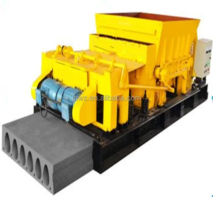 Size adjustable concrete Hollow core slab machine for roof slab