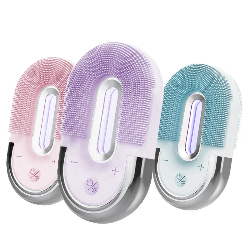 New products silicon face cleanser skin brush skin care tools  cleansing brush sonic nu face spin brush set galvani