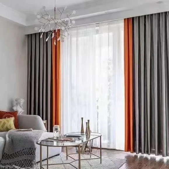 100% Stock Blackout Curtain Fabric Factory Wholesales Blackout Fabric Dim Out Curtain Fabric In Stock From Keqiao