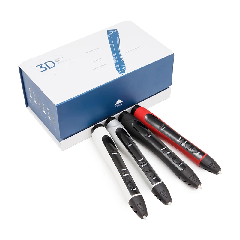 New Design Upgrade Professional 5 Speed Doodler 3D Printing Pen Set With OLED Display