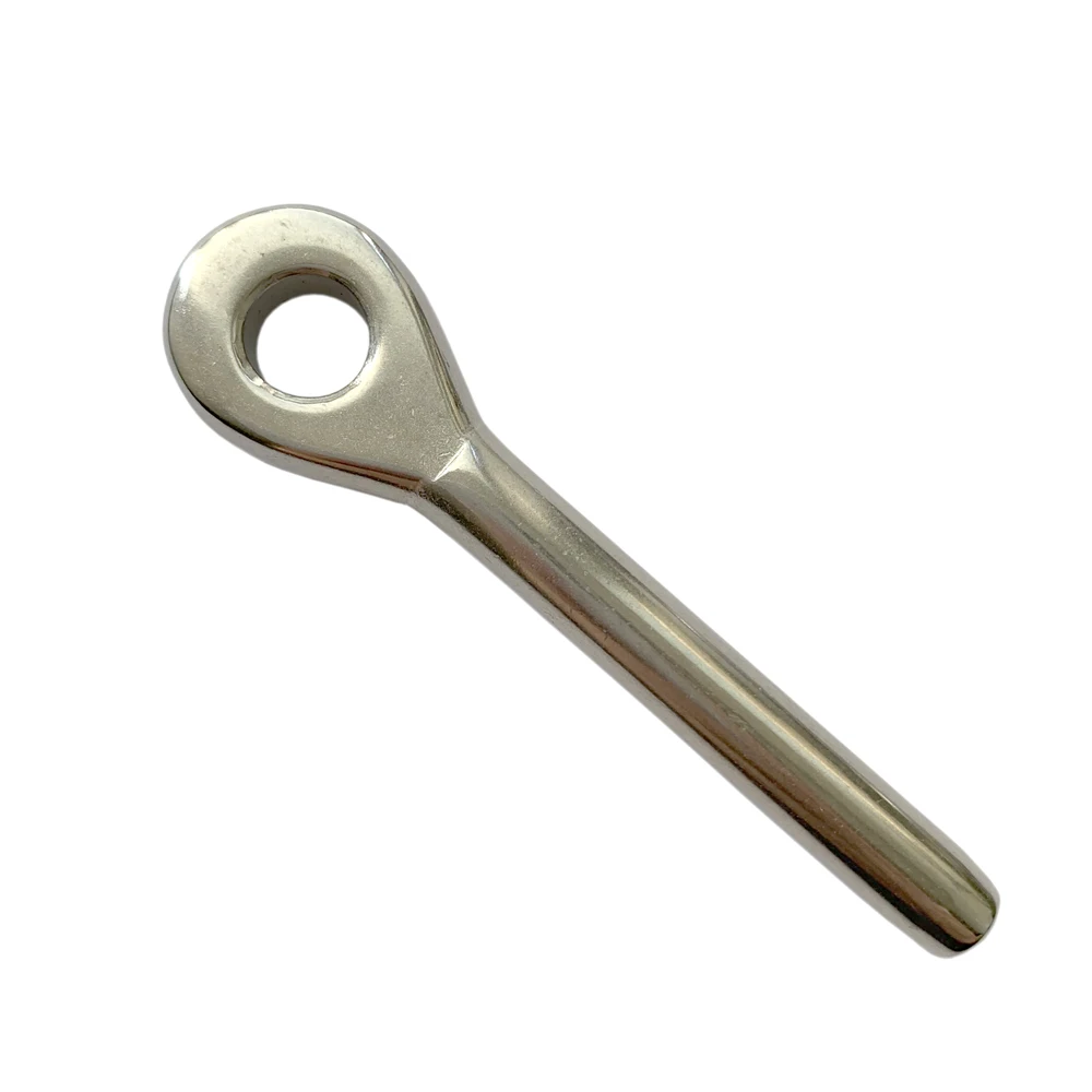 stainless steel wire rope swage eye terminal