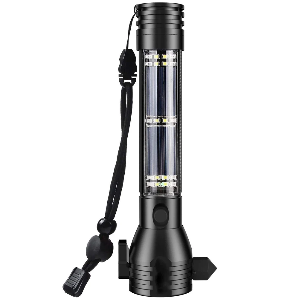 Outdoor Waterproof Flash Light, High Power mini T6 LED Glare Zoomable 5Modes Camping Flashlight