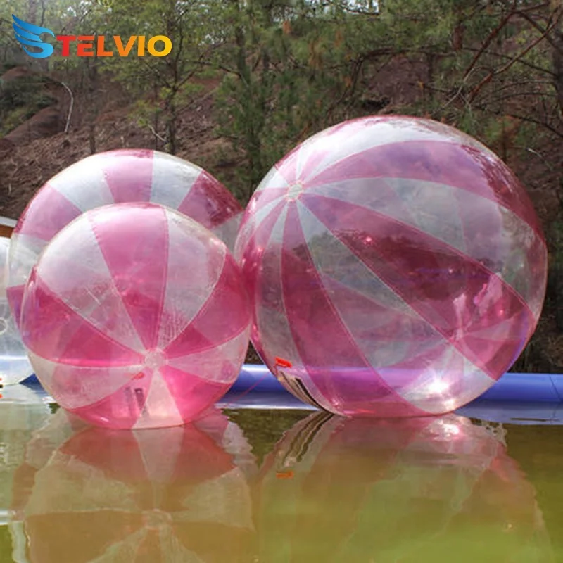  floating water sport TPU half the color inflatable ball roller for summer