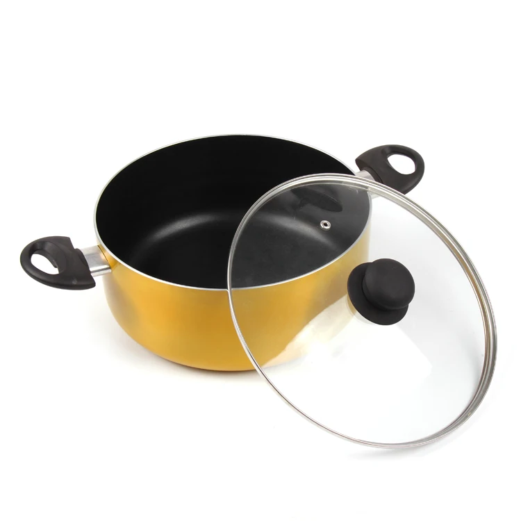 
3-Pcs Aluminium Non Stick Kitchen Cookware Set frying pan set 