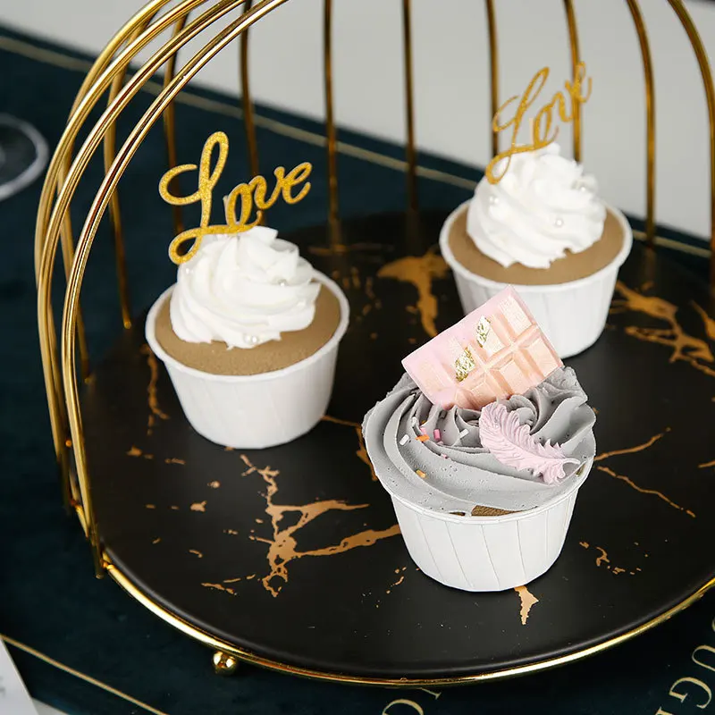 Serving tray for snack cake fruit cake plates food serving trays dessert stands set for  high tea wedding table decorative