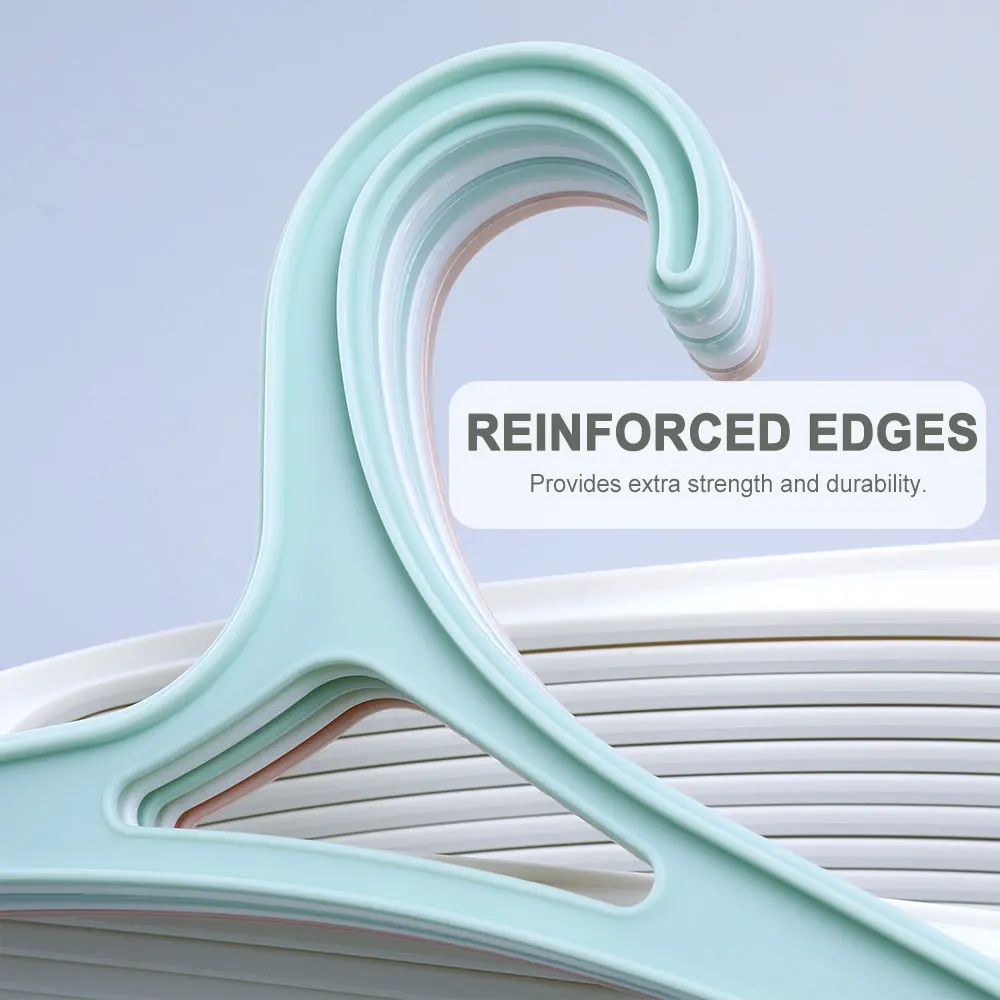 LINDON Laundry Hanger OEM PP Plastic Coat Shirt Hanger for Dresses