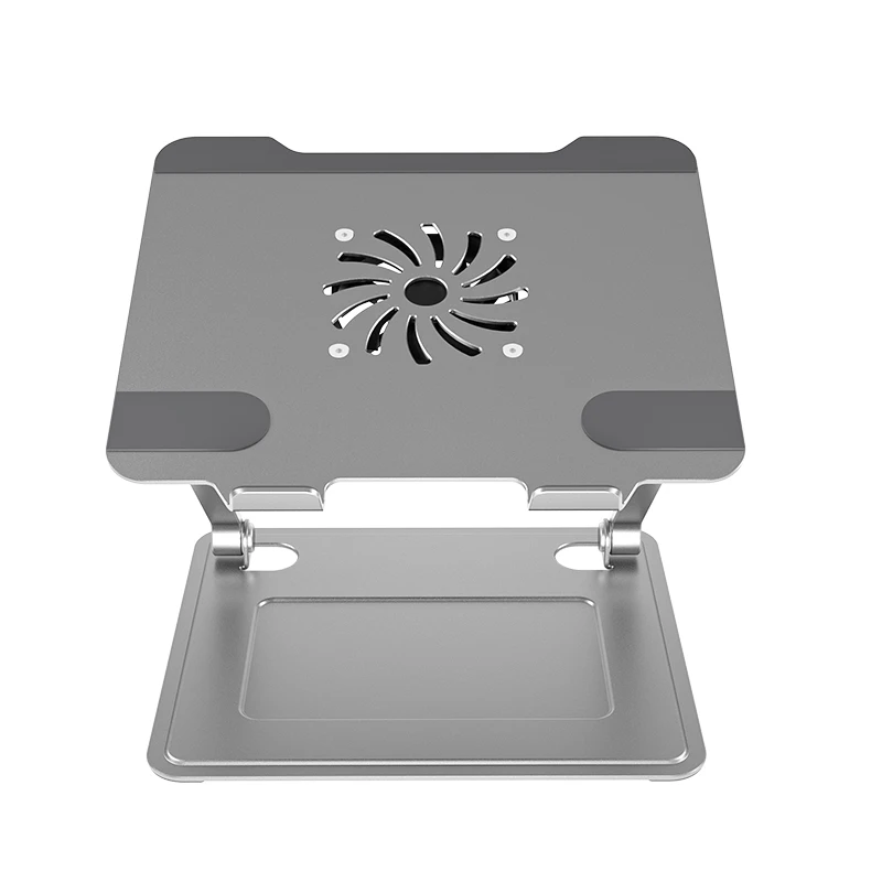 Подставка для ноутбука с охлаждающим вентилятором Портативная Складная MacBook Регулируемый алюминиевый