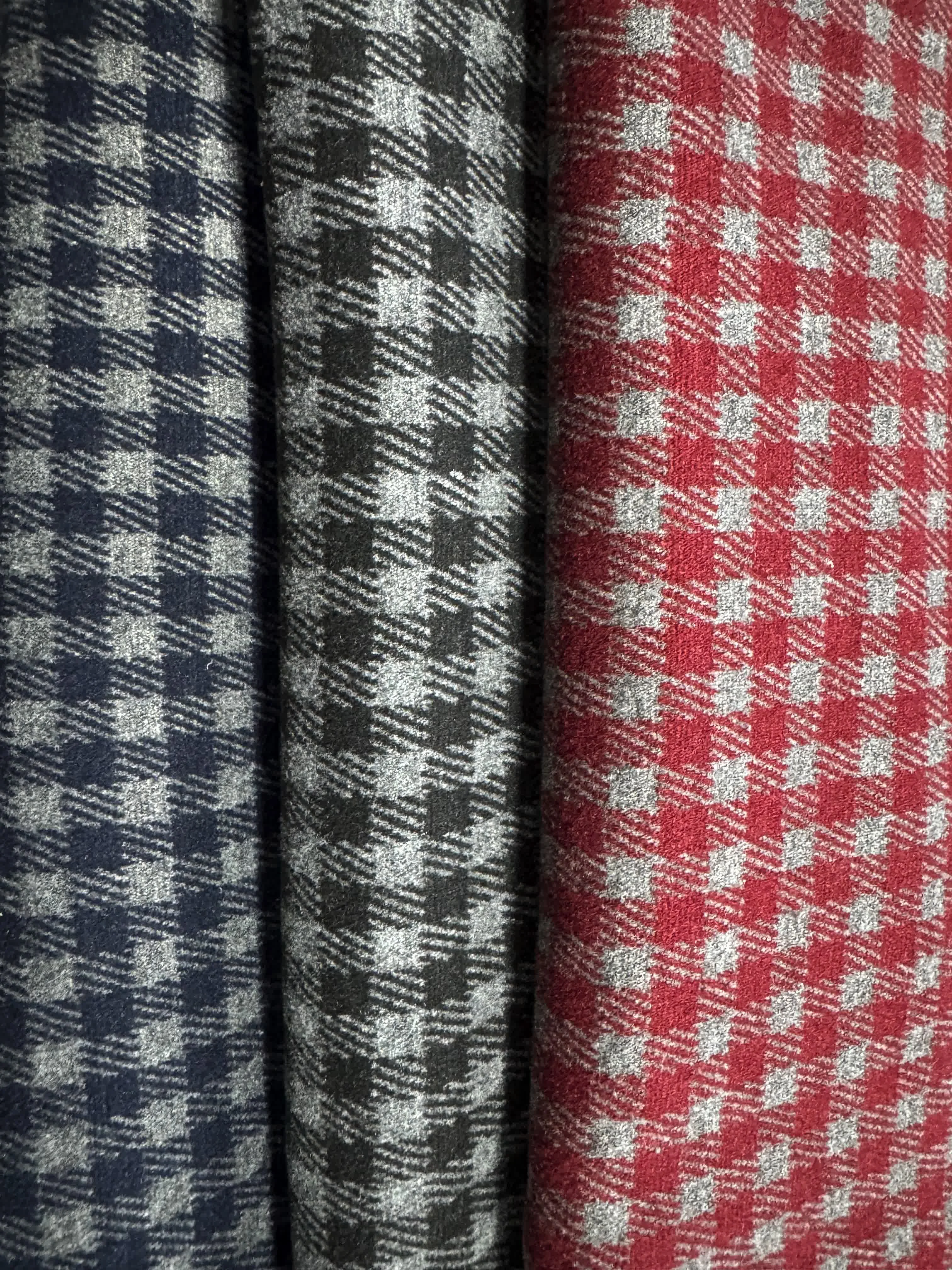 Jacquard Woolen Tweed Fabric  Dyed Garments Home Toys Bedding Upholstery Bags Uniforms