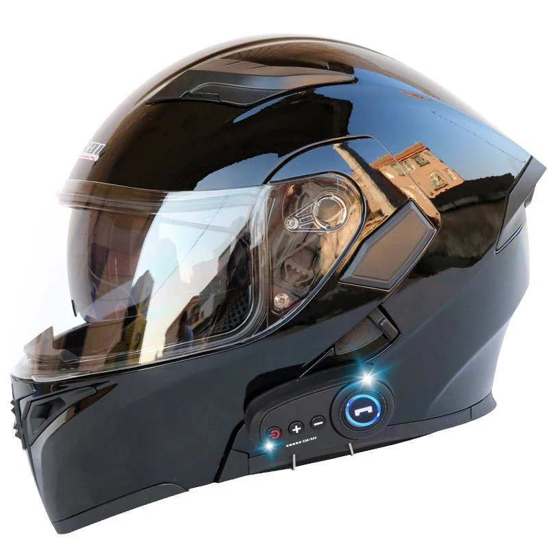 SUBO Customized Electric Motorcycle Helmet Double Lens Revealed Full Helmet Motorcycle Helmet With Radio