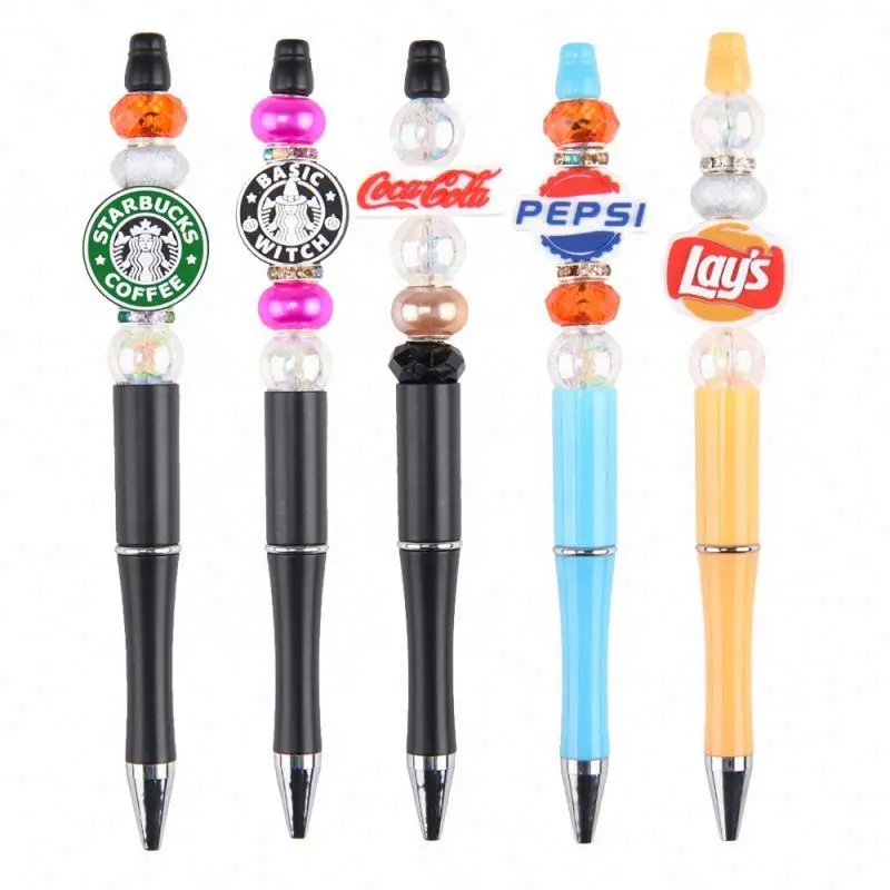 Fashion Pendants DIY Pacifier Chain Nursing Baby Toys Character Cow Silicone Charms Focal Beads For Pens