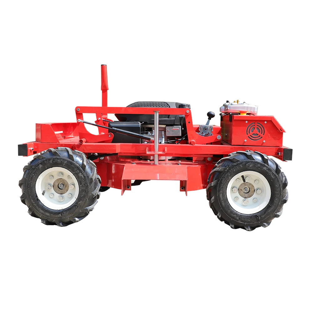 Manufacture Grass Cutter Steep Slope Zero Turn Mini Self Propelled Garden Remote Control Crawler Lawn Mower