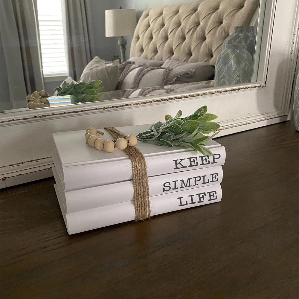 Wholesale Custom Designer Luxury Channel Fake Decorative Book Set Decor Modern Blank Faux Books Home Decoration Books Printing