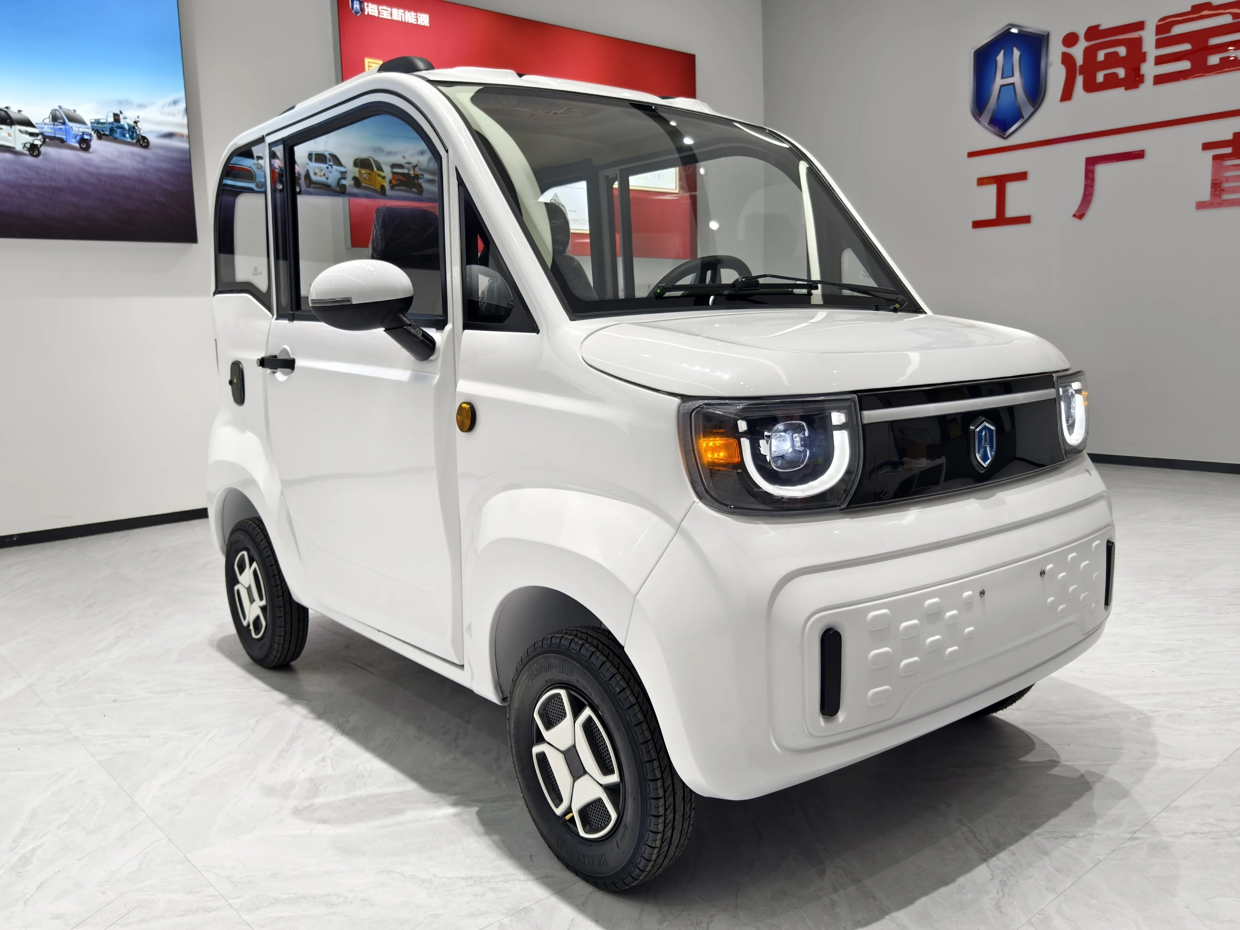2024 Chinese Electric 2-Door Car - 3000W Motor, EEC Certified, 45km/h, Luxury Seats