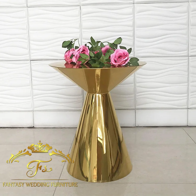 gold metal stainless steel frame wedding dessert buffet display stand
