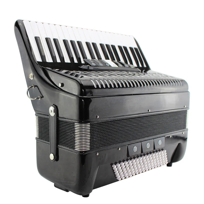High Quality Accordion Keyboard Instruments With Accordion Straps, 120 Bass 3 chorus keyboard accordion