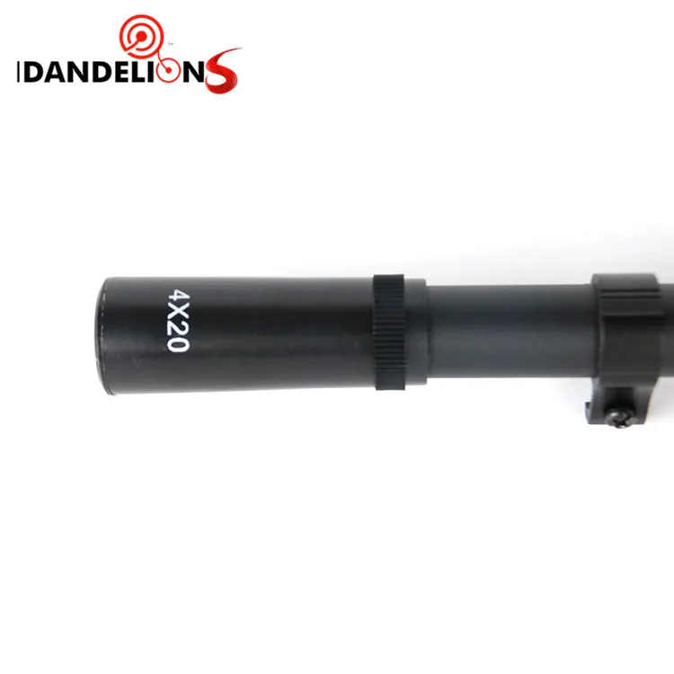 
Cheap 4X20 rifle scope air riflescopes gun Sniper hunting weapons tactical army long range optics scope with scope mounts 