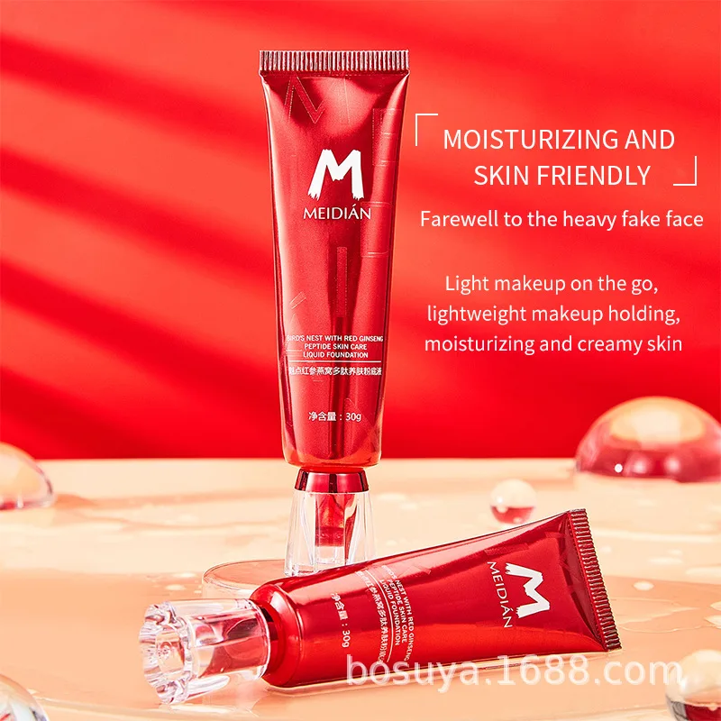 Red ginseng Concealer Isolation Foundation Makeup Bright Skin BB Cream wholesale waterproof  Long Lasting beauty Makeup