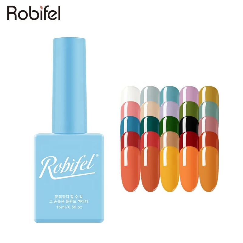 Robifel  RTS 100 Colors In One Set Korean Style Hot Sale UV Gel Nail Polish Ket For Nail Art