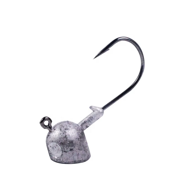 High quality  Professional long shot lead jig head hook bass fishing lead jig fishing hook