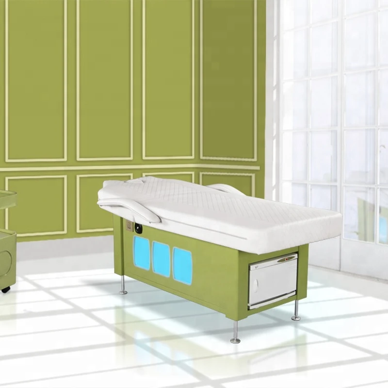 high level Thermal heat treatment musical electric Massage spa Bed with music vibration