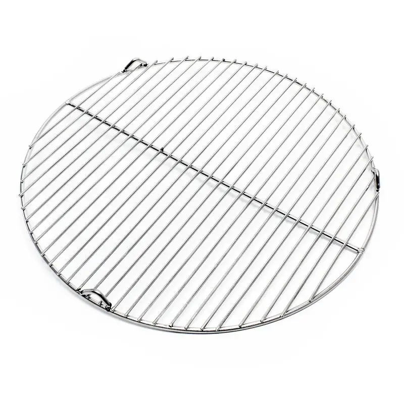 BBQ wire mesh grill grate easy to clean stainless steel grill grid 18inch round grill grid with great heat resistant performance