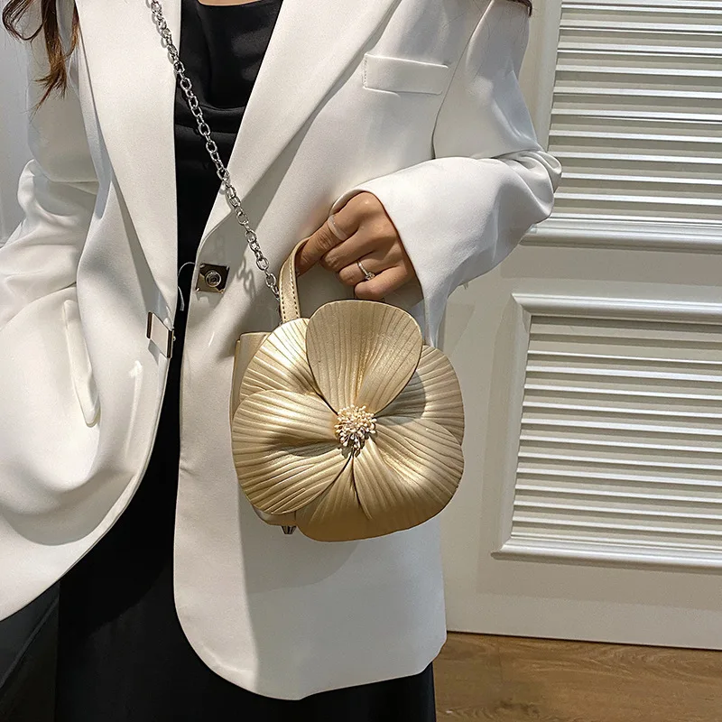 2024 New Women Flower Handbag Pu Leather Shoulder Crossbody Bag For Women NE1434