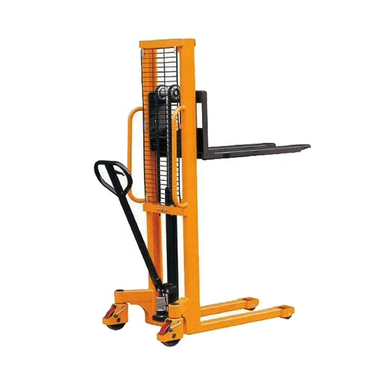 Chinese brand Manual hydraulic forklift trucks portable hydraulic lift pallet stacker