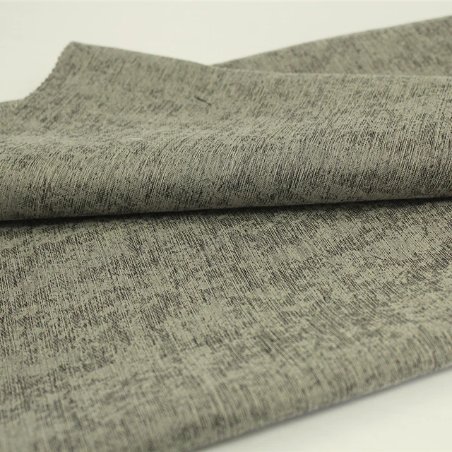 Factory Sale Various high quality thermal faux linen curtain fabric100% blackout curtain cloth fabric in china