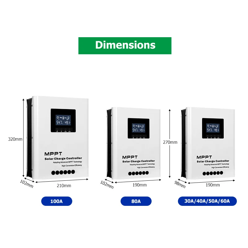 Guvenlik 12V 24V 36V 48V auto setting 90V PV Rated Voltage 30A mppt wind and solar hybrid charge controller
