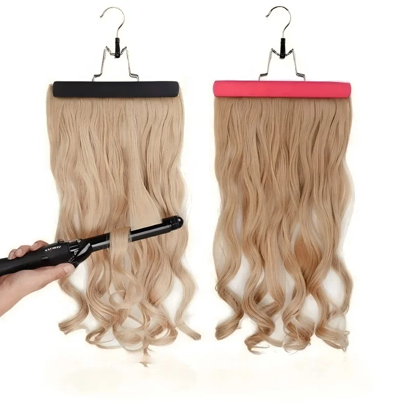 Inspring customize color hair extensions hanger custom wig household hangers