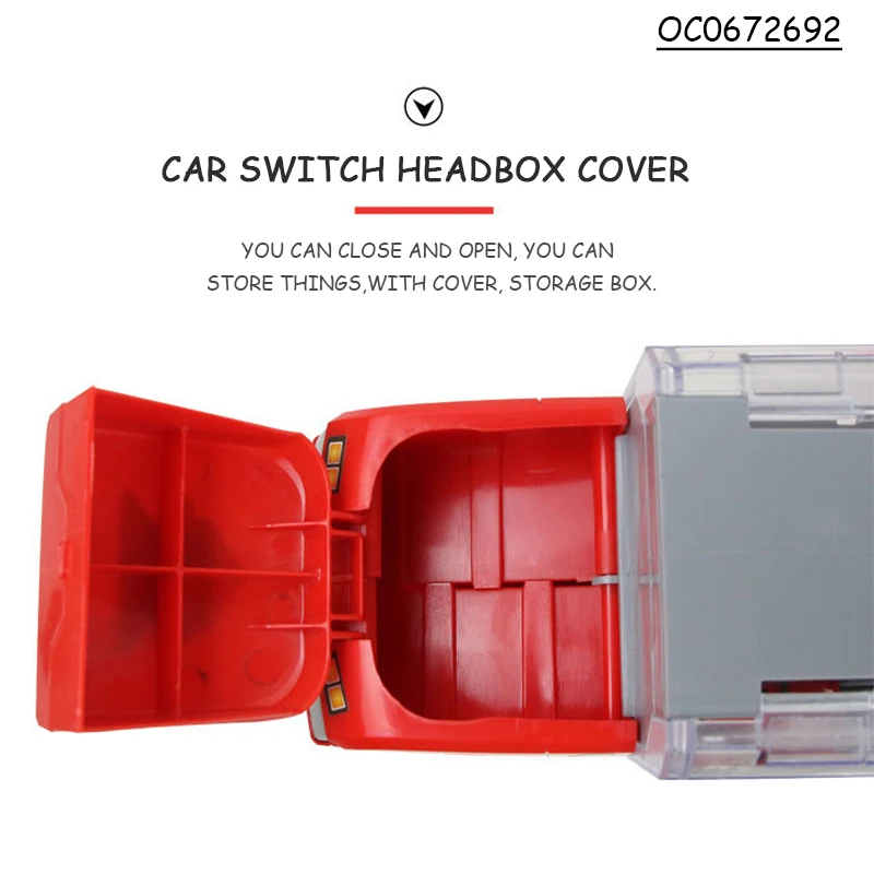 The Catapult Rail Car Container Truck Toy Games With Metal Fire Trucks for Kids Boys