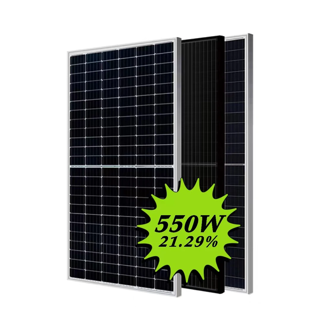 Good Quality Solar Cell Panels Factory Price Photovoltaic Panel 550W 540W All Black Solar Panels for Solar Farm