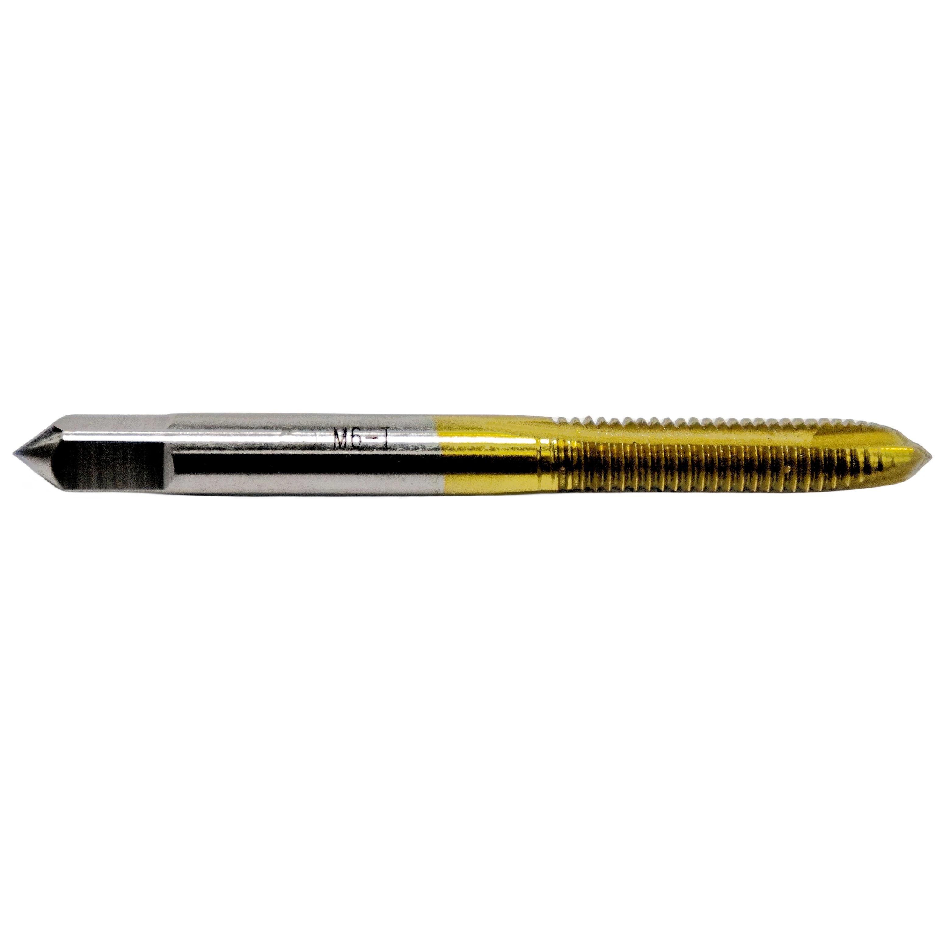 Precision High Vanadium Steel Spiral Point Taps with Titanium Coating