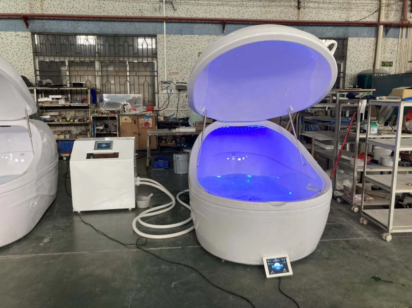 big blue factory espom salt zero gravity sensory deprivation isolation floating therapy healthy detox relax tank for personal