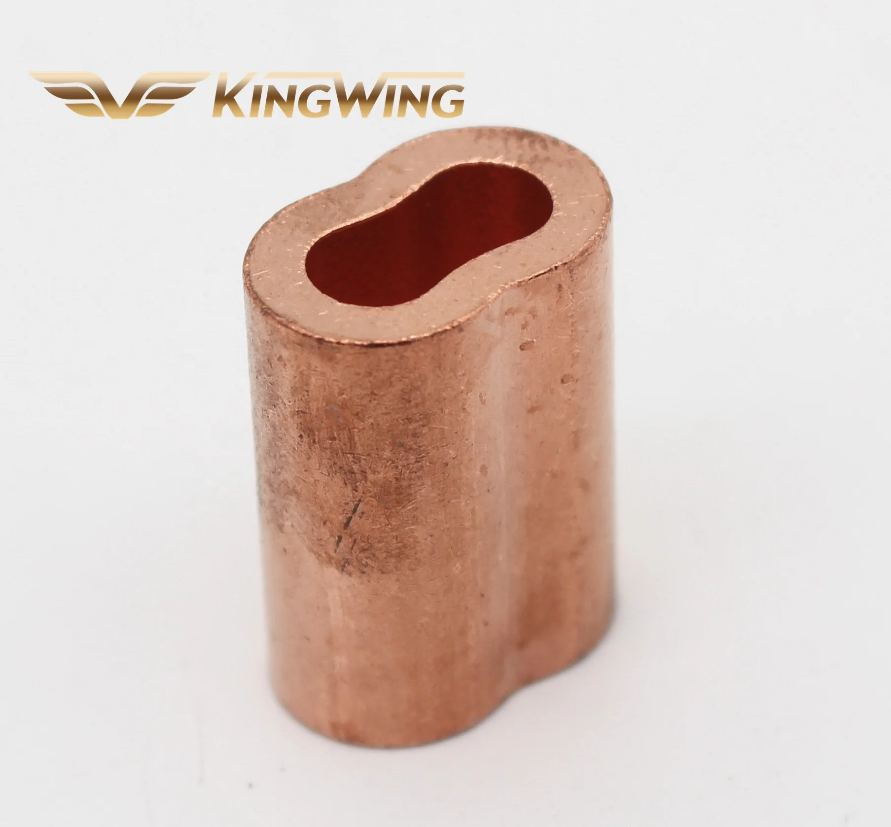 Copper Sleeves 8-shaped US Type Hourglass Oval Aluminum Cable Ferrule For Wire Rope Clip Fittings