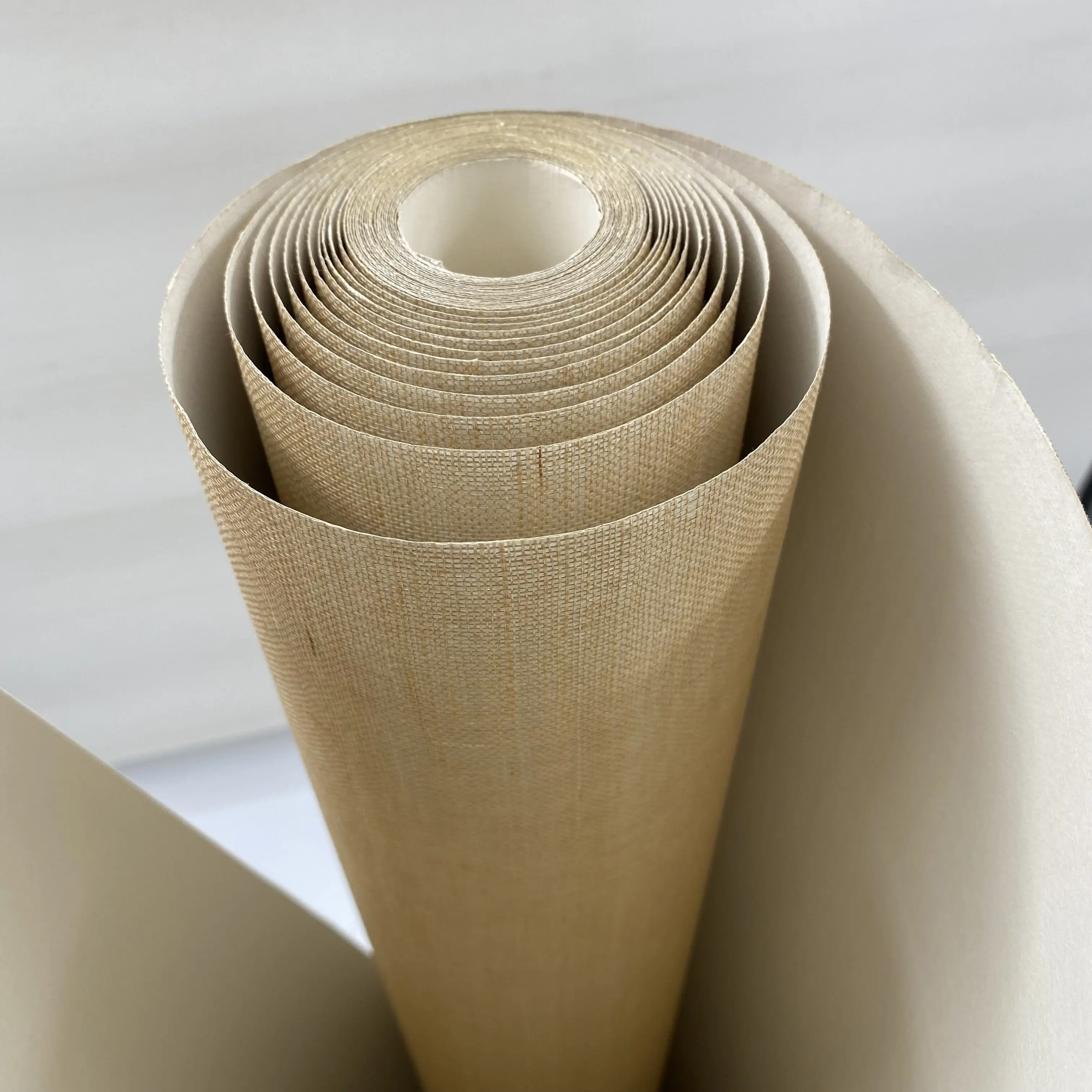 Mywind New Design Metallic Color With Paper Backing Sisal Chinese Hand Made Designer Wallpaper for Home Wall Decor Wallcoverings