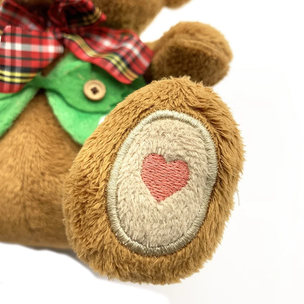Cheap brown plush toy teddy bears stuffed toy animal dolls custom plush bear clothes