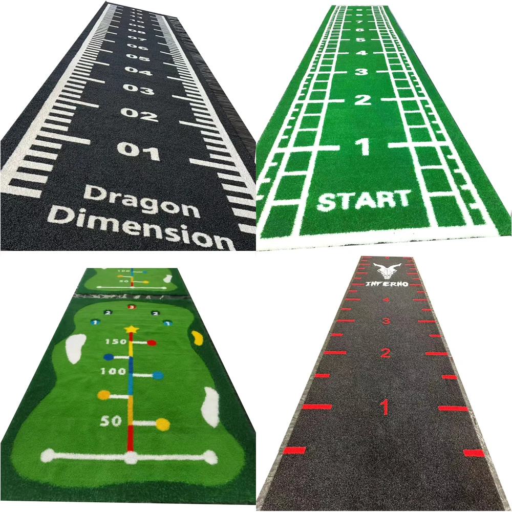 Outdoor mini golf carpet Indoor gym flooring office school artificial grass customized logo and pattern 4m width